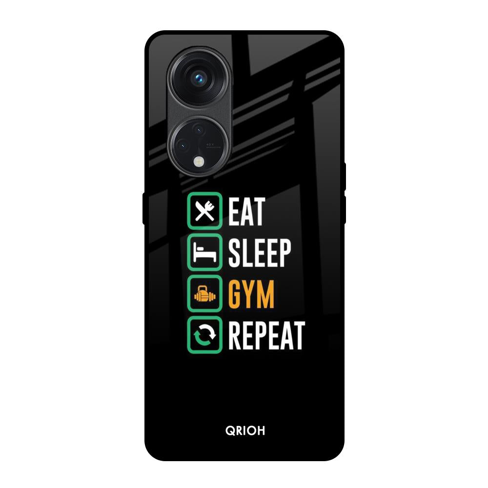 Daily Routine Oppo Reno8T 5G Glass Back Cover Online
