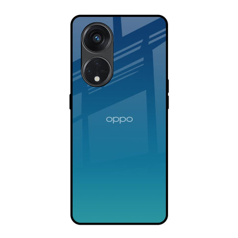 Celestial Blue Oppo Reno8T 5G Glass Back Cover Online