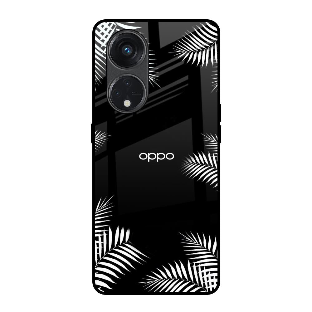 Zealand Fern Design Oppo Reno8T 5G Glass Back Cover Online