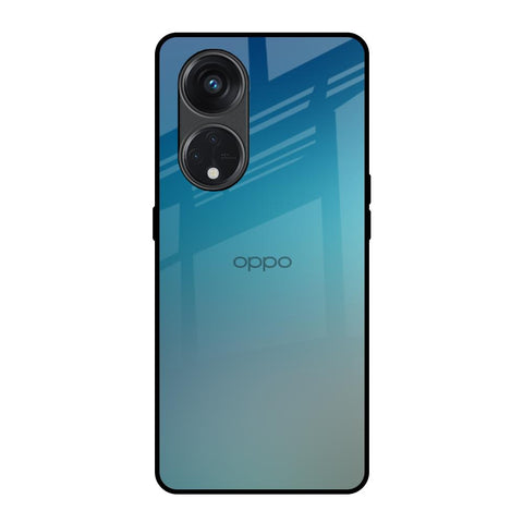 Sea Theme Gradient Oppo Reno8T 5G Glass Back Cover Online