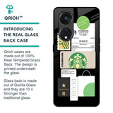 Coffee Latte Glass Case for Oppo Reno8T 5G