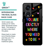 Magical Words Glass Case for Oppo Reno8T 5G