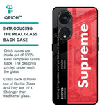 Supreme Ticket Glass Case for Oppo Reno8T 5G