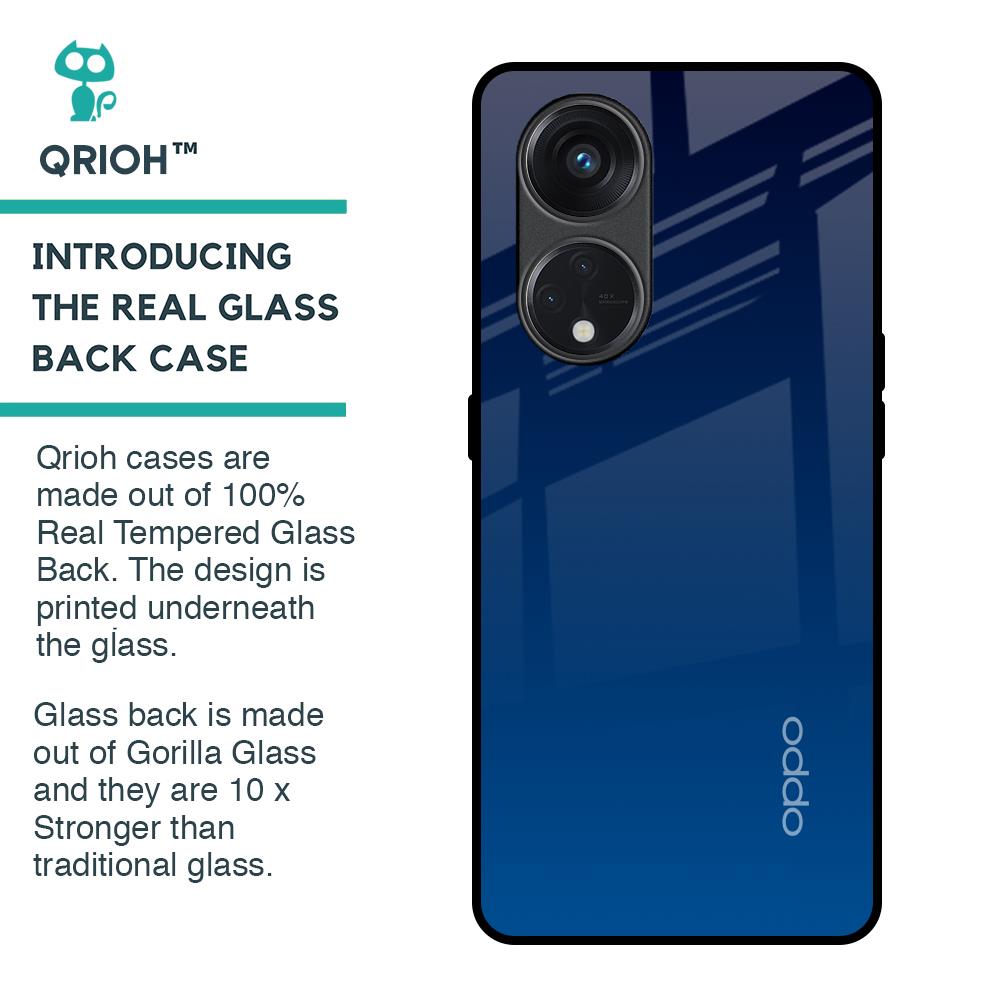 Very Blue Glass Case for Oppo Reno8T 5G