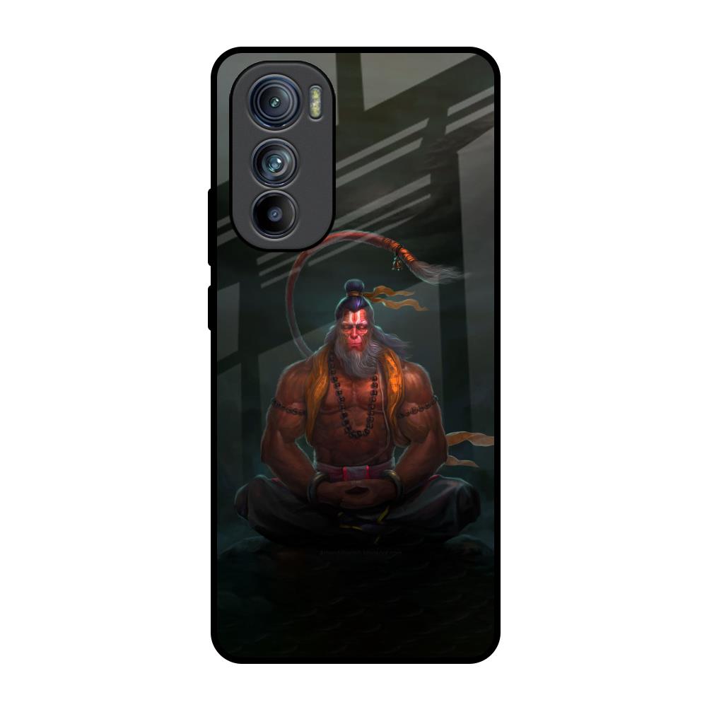 Lord Hanuman Animated Motorola Edge 30 Glass Back Cover Online
