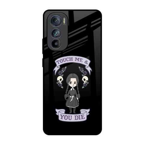 Touch Me & You Die Motorola Edge 30 Glass Back Cover Online