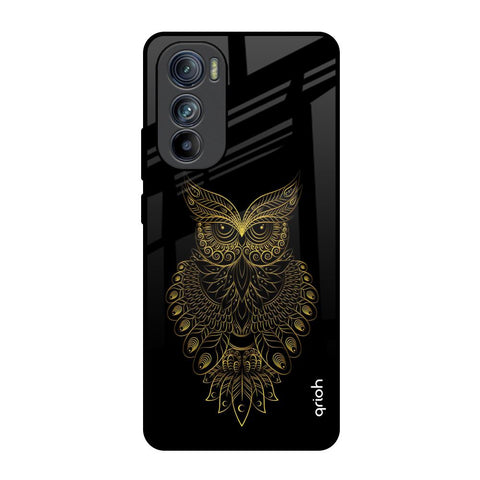 Golden Owl Motorola Edge 30 Glass Back Cover Online