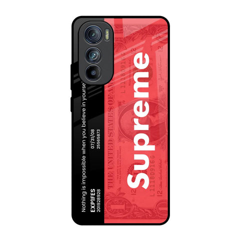 Supreme Ticket Motorola Edge 30 Glass Back Cover Online