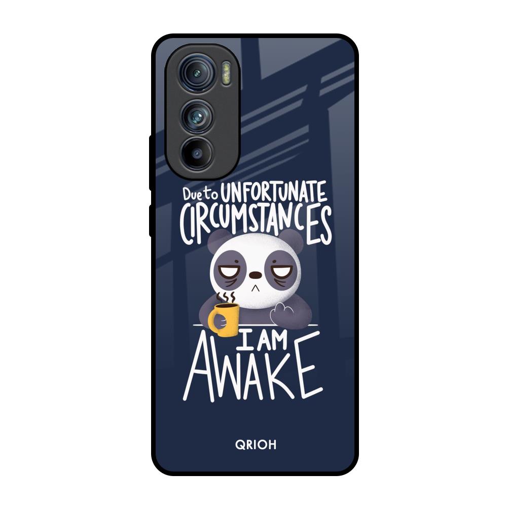 Struggling Panda Motorola Edge 30 Glass Back Cover Online