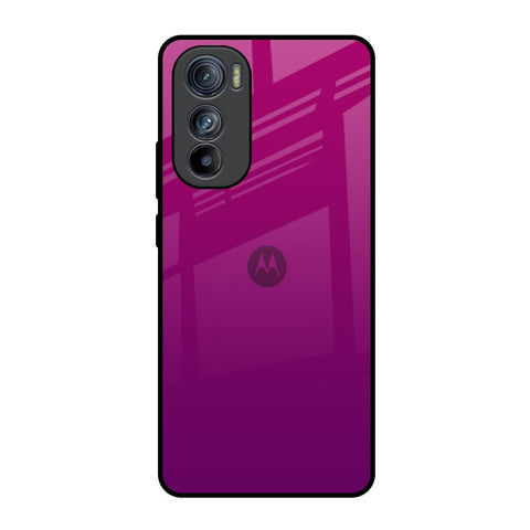 Magenta Gradient Motorola Edge 30  Glass Back Cover Online