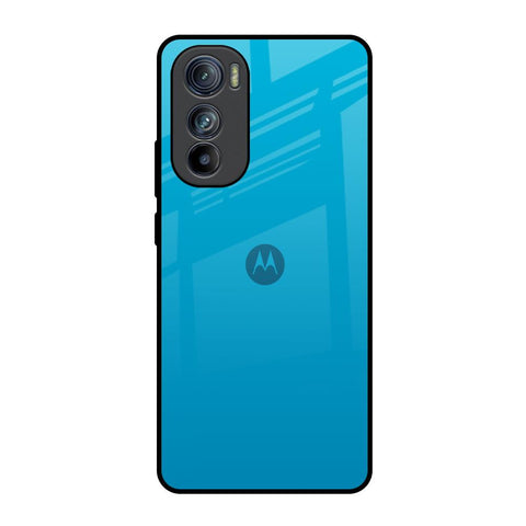 Blue Aqua Motorola Edge 30  Glass Back Cover Online