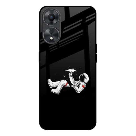 Space Traveller Oppo A58 5G Glass Back Cover Online