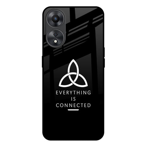 Everything Is Connected Oppo A58 5G Glass Back Cover Online