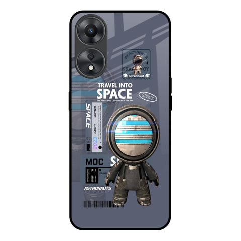 Space Travel Oppo A58 5G Glass Back Cover Online