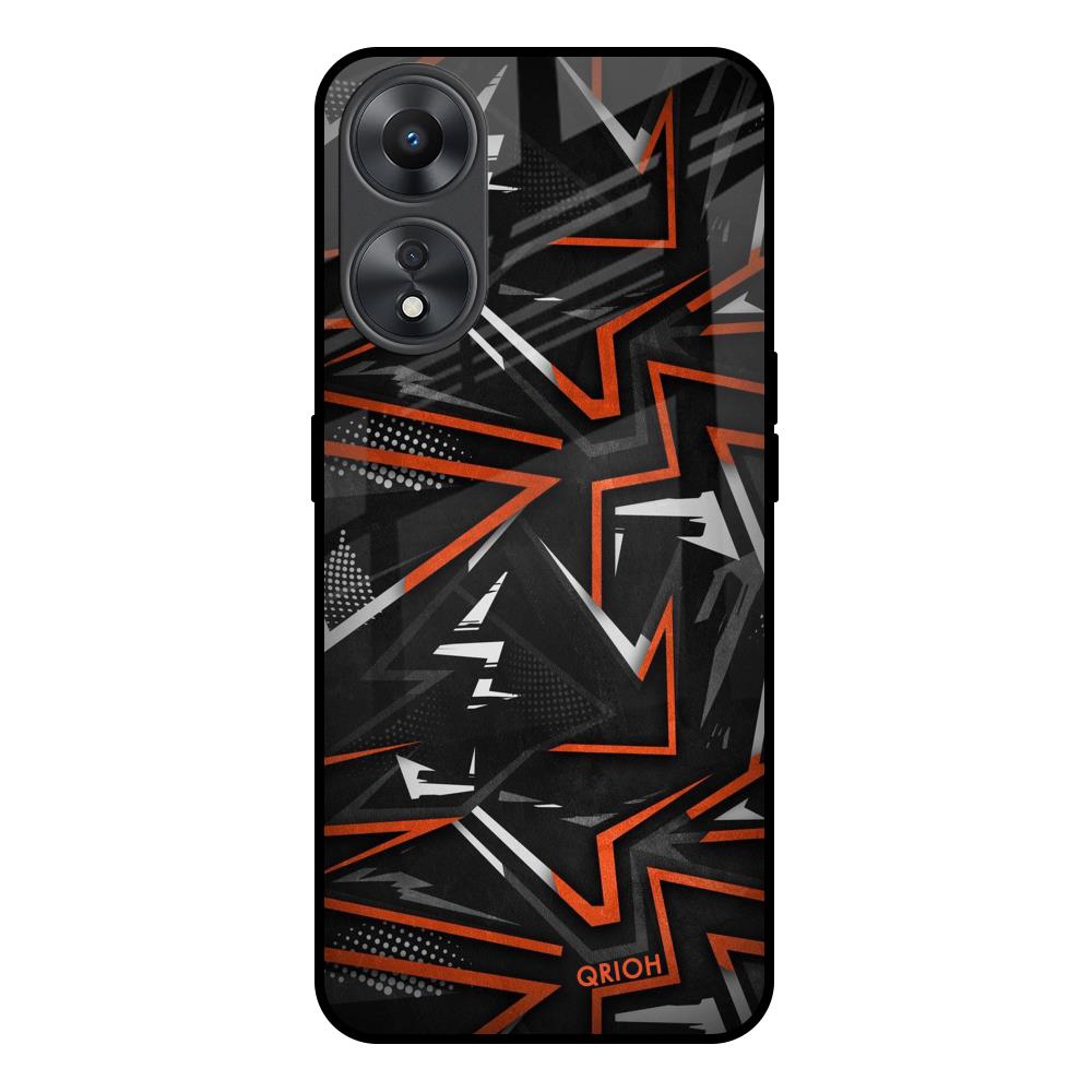 Vector Art Oppo A58 5G Glass Back Cover Online