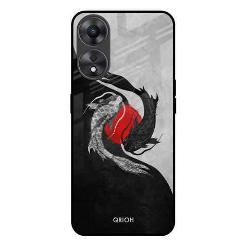 Japanese Art Oppo A58 5G Glass Back Cover Online