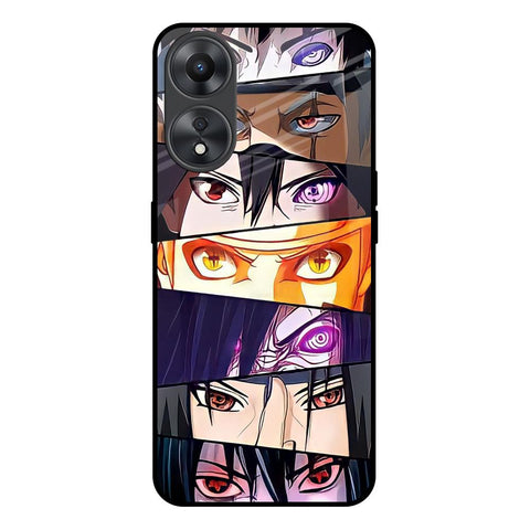 Anime Eyes Oppo A58 5G Glass Back Cover Online