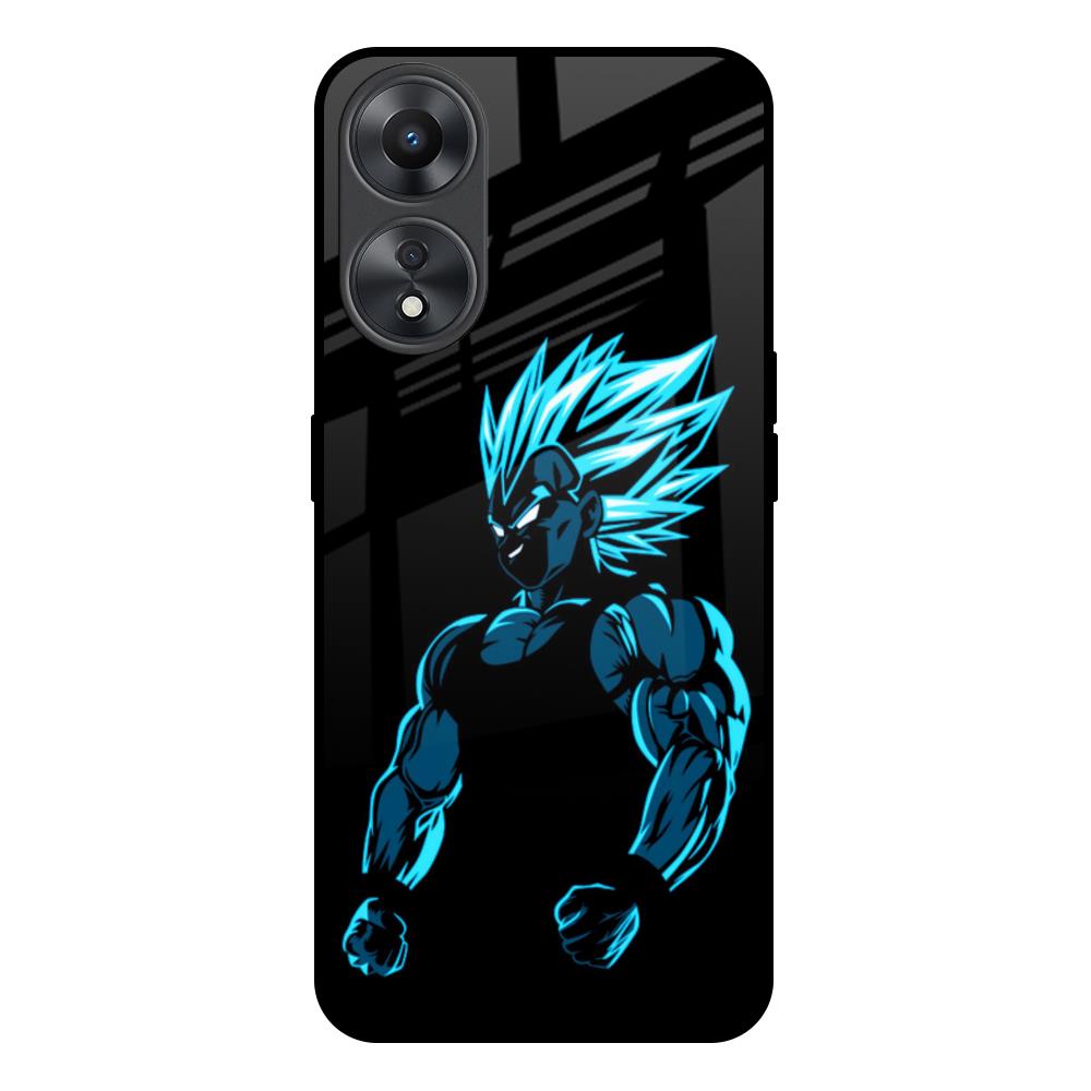 Pumped Up Anime Oppo A58 5G Glass Back Cover Online