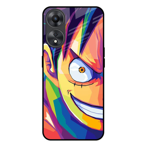 Monkey Wpap Pop Art Oppo A58 5G Glass Back Cover Online