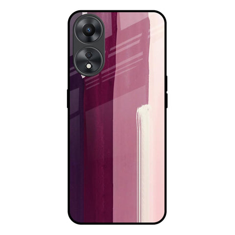 Brush Stroke Art Oppo A58 5G Glass Back Cover Online