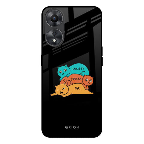 Anxiety Stress Oppo A58 5G Glass Back Cover Online