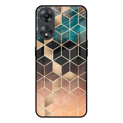 Bronze Texture Oppo A58 5G Glass Back Cover Online