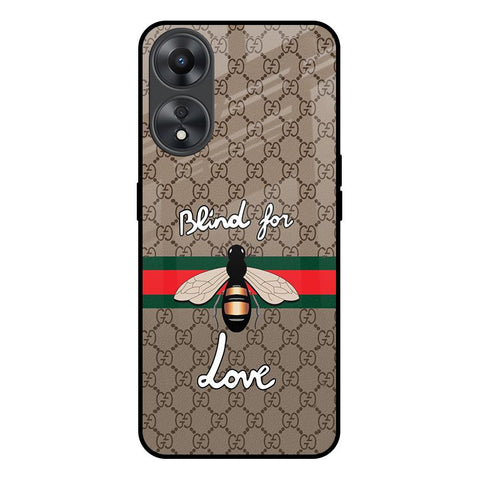 Blind For Love Oppo A58 5G Glass Back Cover Online