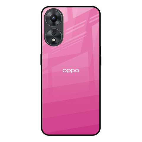 Pink Ribbon Caddy Oppo A58 5G Glass Back Cover Online