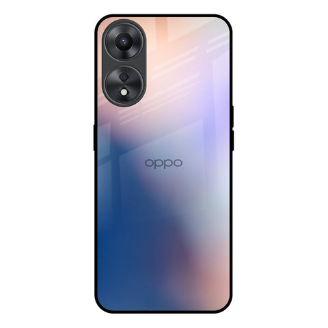Blue Mauve Gradient Oppo A58 5G Glass Back Cover Online