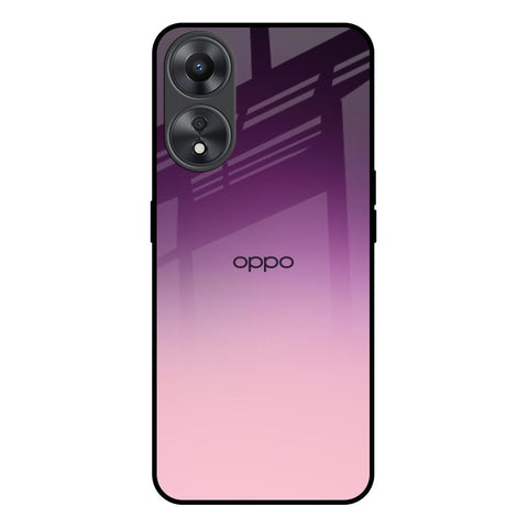 Purple Gradient Oppo A58 5G Glass Back Cover Online