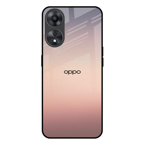 Golden Mauve Oppo A58 5G Glass Back Cover Online