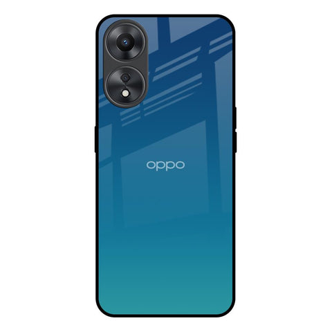 Celestial Blue Oppo A58 5G Glass Back Cover Online