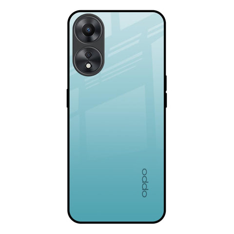 Arctic Blue Oppo A58 5G Glass Back Cover Online