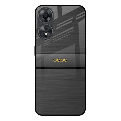 Grey Metallic Glass Oppo A58 5G Glass Back Cover Online