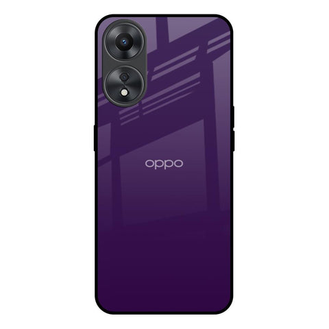 Dark Purple Oppo A58 5G Glass Back Cover Online