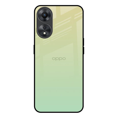Mint Green Gradient Oppo A58 5G Glass Back Cover Online