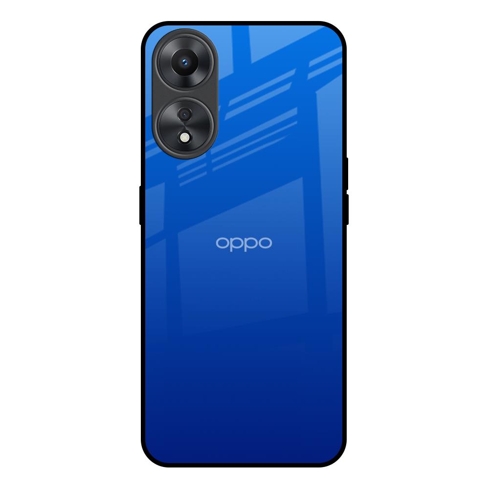 Egyptian Blue Oppo A58 5G Glass Back Cover Online