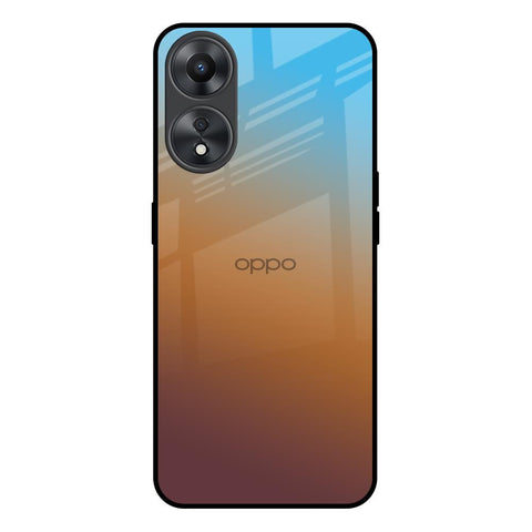 Rich Brown Oppo A58 5G Glass Back Cover Online