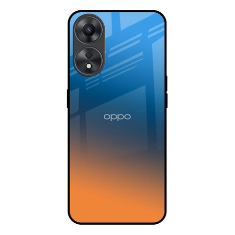 Sunset Of Ocean Oppo A58 5G Glass Back Cover Online