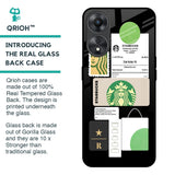 Coffee Latte Glass Case for Oppo A58 5G