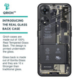 Skeleton Inside Glass Case for Oppo A58 5G