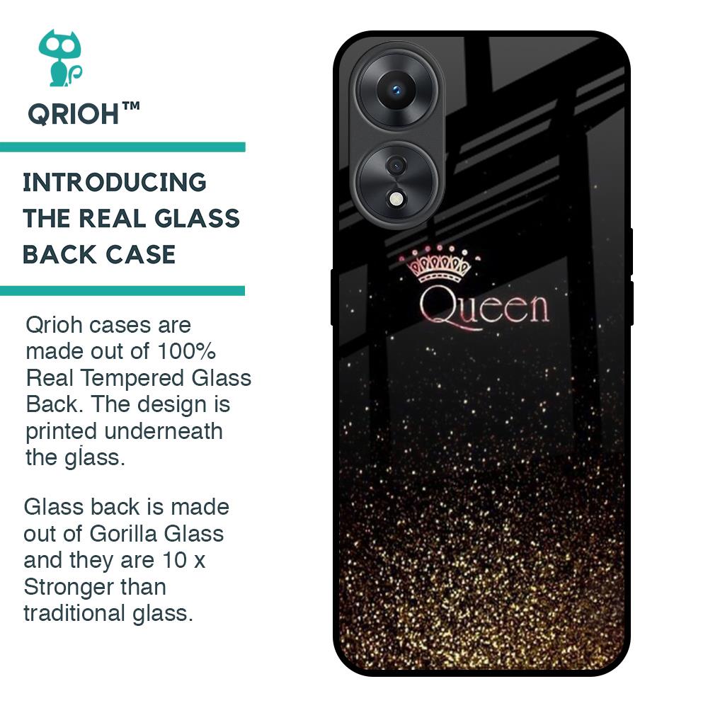 I Am The Queen Glass Case for Oppo A58 5G