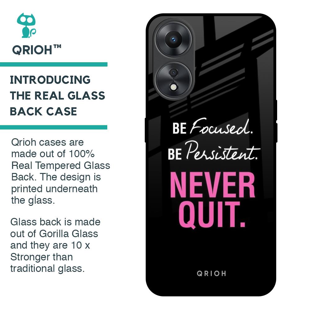 Be Focused Glass Case for Oppo A58 5G