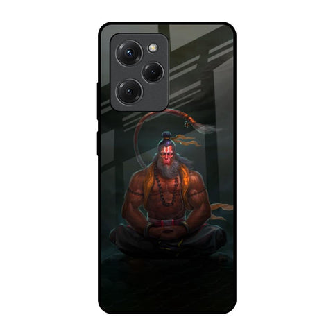 Lord Hanuman Animated Poco X5 Pro 5G Glass Back Cover Online