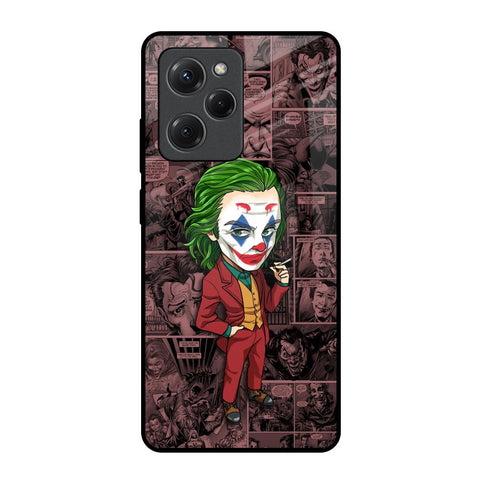Joker Cartoon Poco X5 Pro 5G Glass Back Cover Online