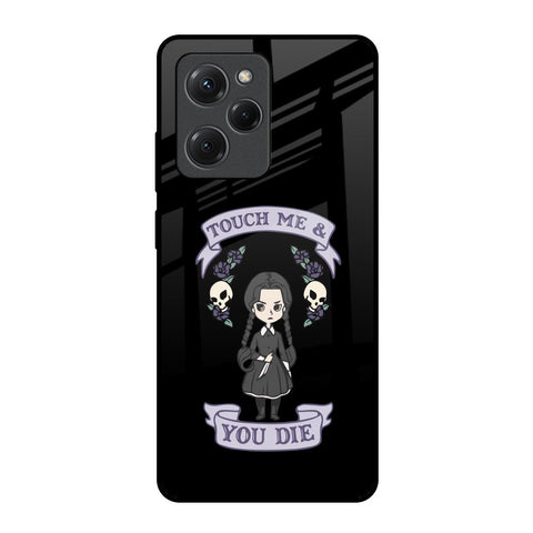 Touch Me & You Die Poco X5 Pro 5G Glass Back Cover Online