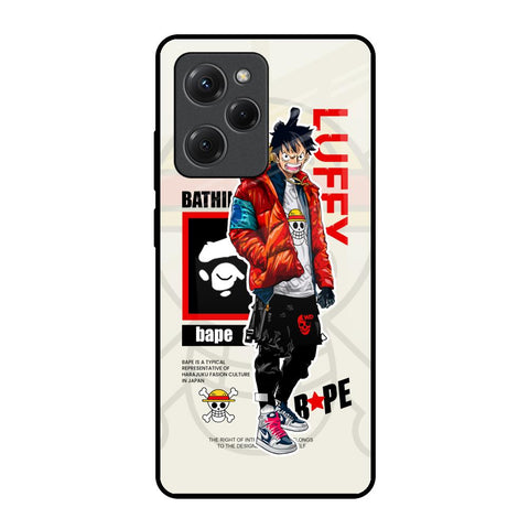 Bape Luffy Poco X5 Pro 5G Glass Back Cover Online
