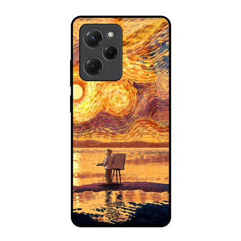 Sunset Vincent Poco X5 Pro 5G Glass Back Cover Online