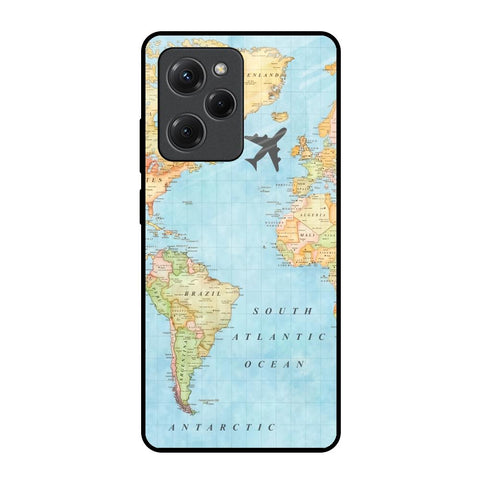 Travel Map Poco X5 Pro 5G Glass Back Cover Online