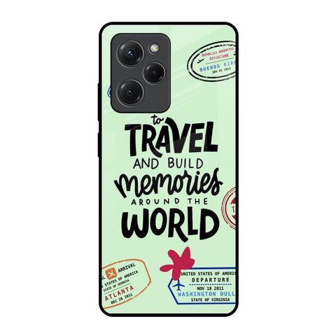 Travel Stamps Poco X5 Pro 5G Glass Back Cover Online